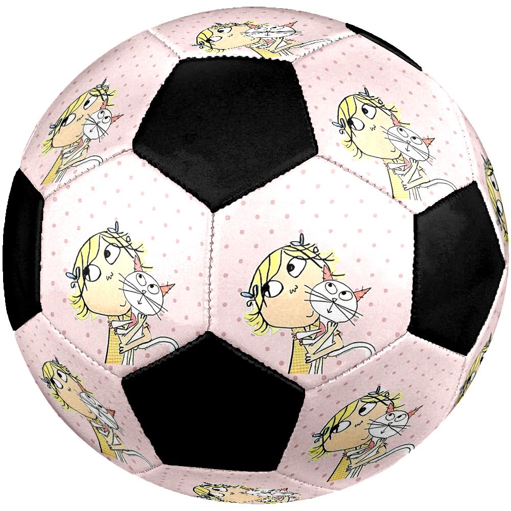 Charlie and Lola Theme Size 5 Soccer Ball, Suitable for Both Indoor and Outdoor Matches, a Gift Suitable for Everyone.