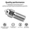 Bimetallic 3D Printer Nozzle HighTemperature Resist Wear Resistant For K1 Volcano/E3DV6/MK8/Neptune 0.4mm 0.6mm 0.8mm