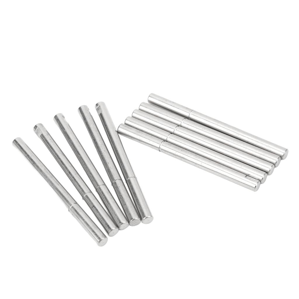 10pcs RC Brushless Motor Shaft Rod Stainless Steel 4x53.6mm RC Motor Accessory for RC Boats Models