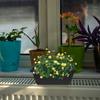 4Pcs Large Plastic Planters Rectangular Flower Pots for Indoor Outdoor Plants with Drainage Planters for Outdoor Plants