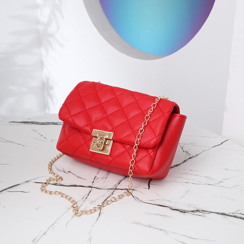 Small Embroidered Square Bag 2022 Ladies Handbag Wholesale Fashionable Versatile One-shoulder Bag Chain Crossbody Bag