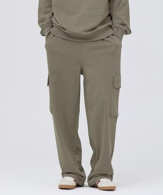 CHASECULT Men'S Cargo Pocket Wide Pants - Khaki