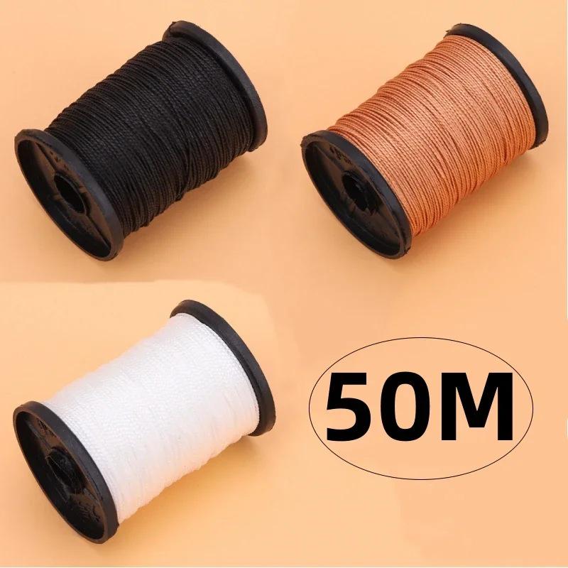 Premium Stainless Steel Shoe Repair Awl & Crochet Hook with Nylon/Waxed Thread for Leather Sewing