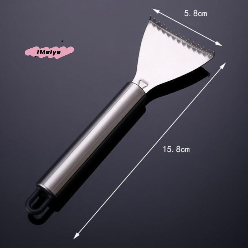 1Pc Stainless Steel Fish Scales Scraper Cleaning Peeler Bone Tweezers Kitchen Tool Fast Removal Gadget Accessory