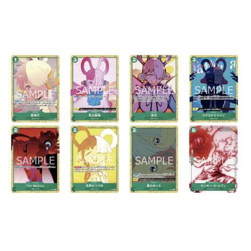 

ONE PIECE Карточная игра Encore Pack фильм RED Ута Бонус к фильму 2-е издание Подарок к билетам