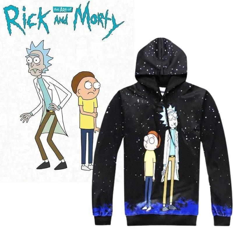 Trendy Anime Print Hoodie Relaxed Fit Hooded Sweatshirt For Casual Streetwear