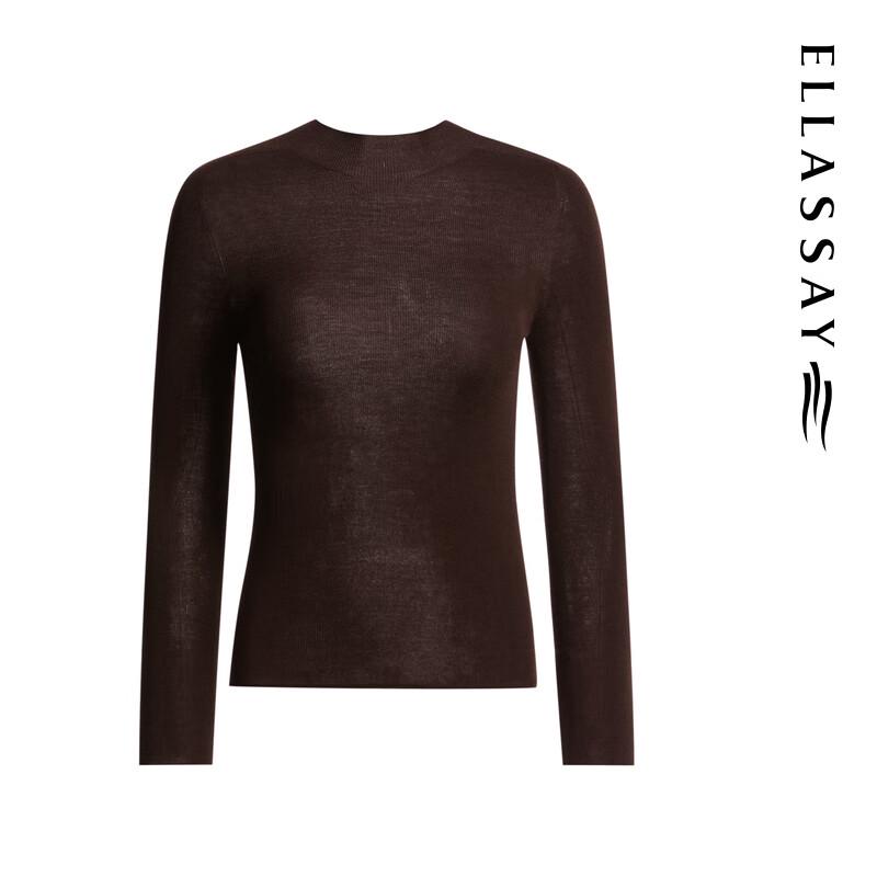 ELLASSAY Women s Slim-Fit Merino Wool Turtleneck Sweater S