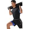 Li-Ning Breathable Solid Color Round Neck Versatile Sports Short Sleeve T-Shirt Men Tops Black ATSU031-1