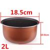 Non Stick Cooking Pot 304 Stainless Steel Rice Cooker Inner Container Replacement Accessories Food Rice Cooker POT
