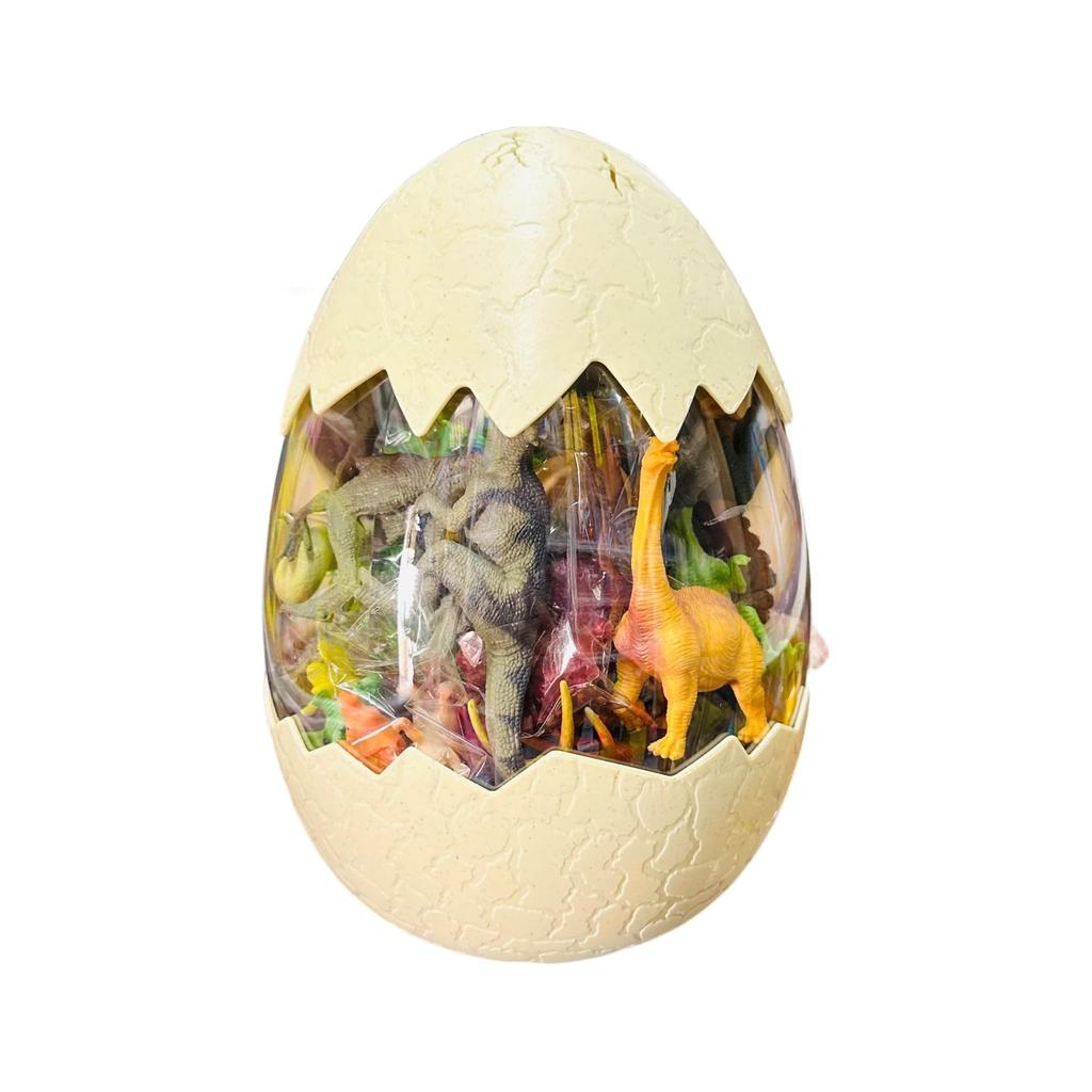Easter Dino Egg Toy - Hatchable Dinosaur Animal Figures, Surprise Egg With Play Set For Kids & Collectors