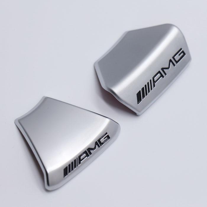 Car Emblem Badge Steering Wheel Decoration Trim Sticker For Mercedes Benz AMG W206 W204 W205 W212 W213 W221 W222 W223 W251 W464