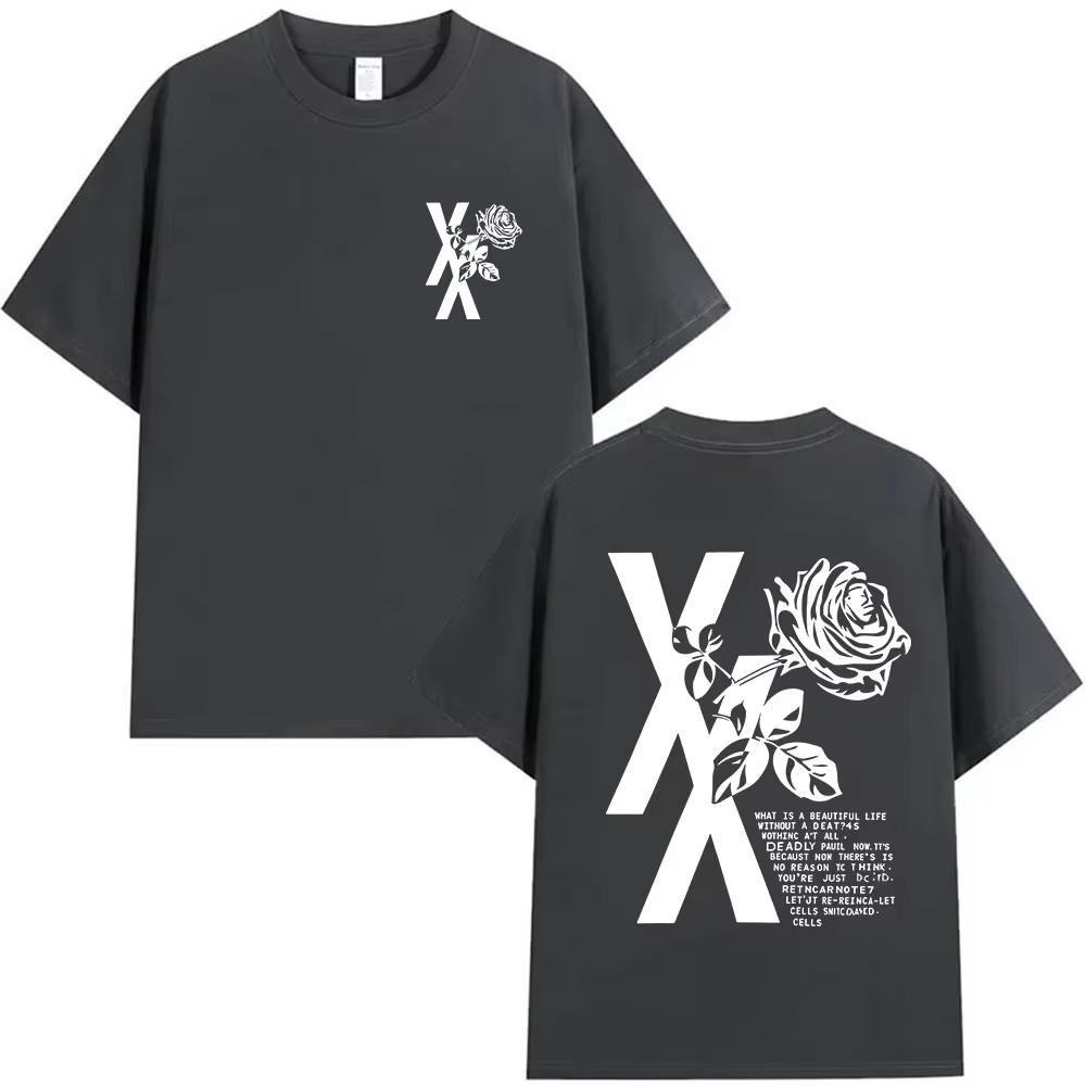 2026 Rapper Mgk Lost Tour 2026 Print T Shirt Men Women Casual Fashion Short Sleeve Tshirts Hip Hop Clothing Cotton Tshirt