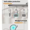 Garment Hanger With Windproof Clip Stainless Steel Sock Dryer For Home Camping Accessory