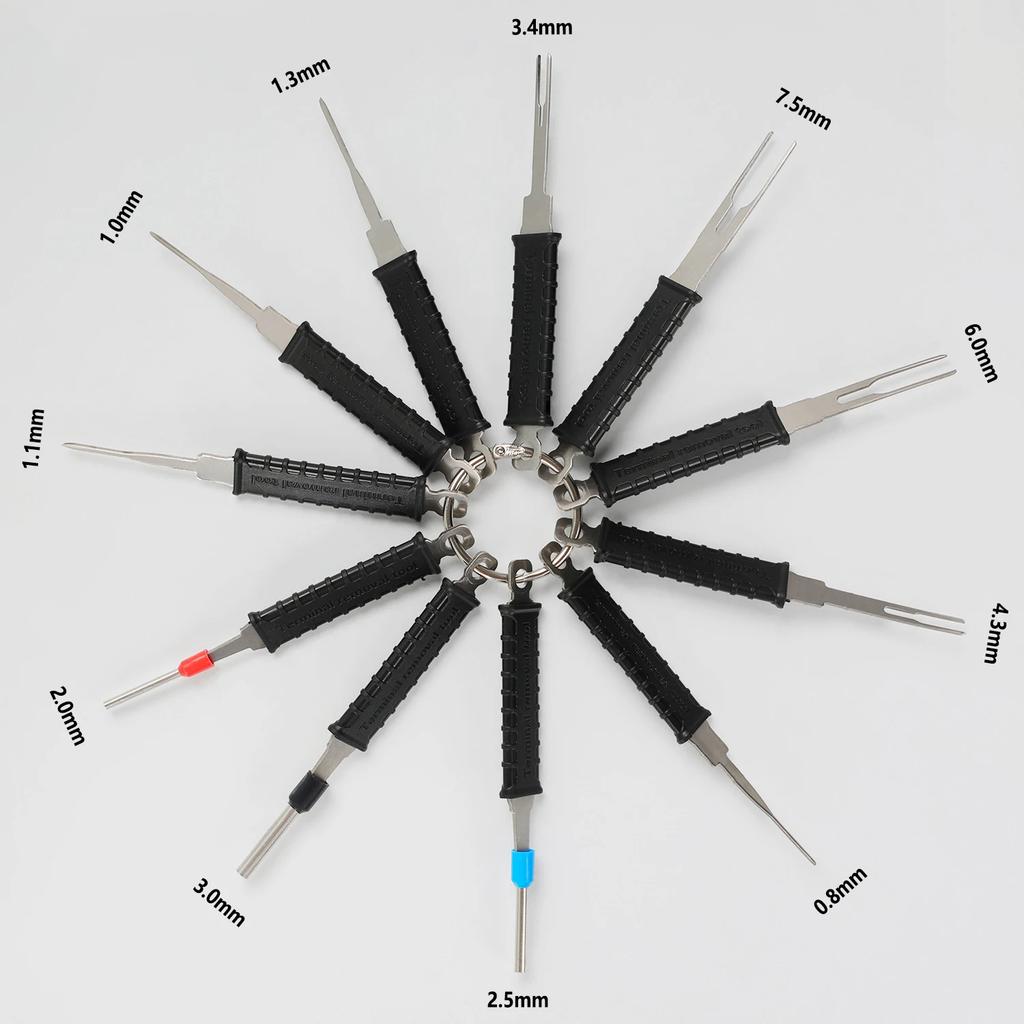 Auto Terminal Extractor Tool Kit for Car Electrical Connector Release Vehicle Wiring Harness Repair with Storage Case