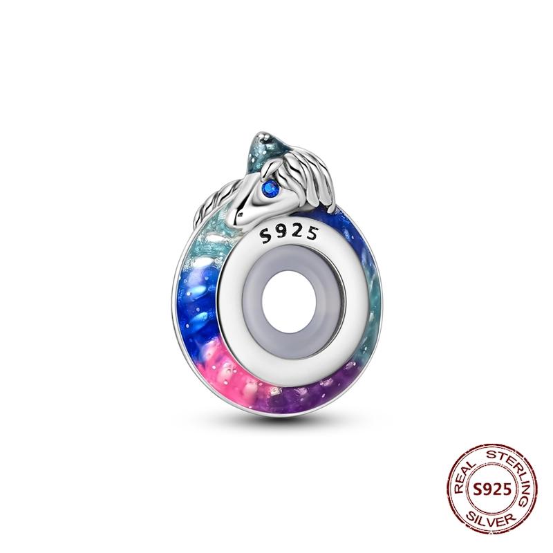 Copper Buckle Copper Charm Blue Star Moon Bead Butterfly Suitable For Original Bracelet Zircon Fine Diy Jewelry