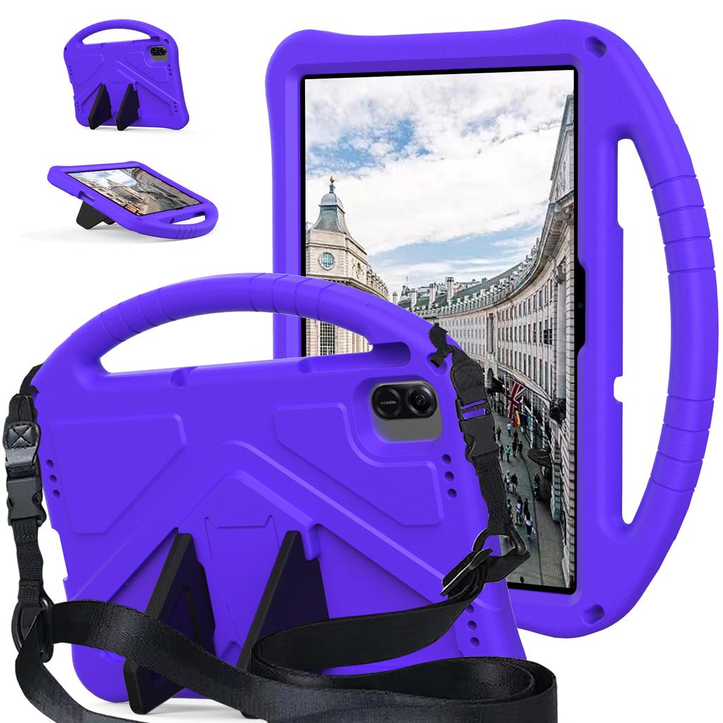 Kids Case For Honor Pad X8a 11inch EVA Shockproof Stand Cover with Shoulder Strap Funda Tablet Case For X8a Handheld Shell