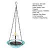 Yousheng Solar Bird Bath Fountain, 3-Tier Cascading Fountain Hanging Bird Bath, Solar Powered Outdoor Hummingbird Bath Fountain, for Garden Backyard