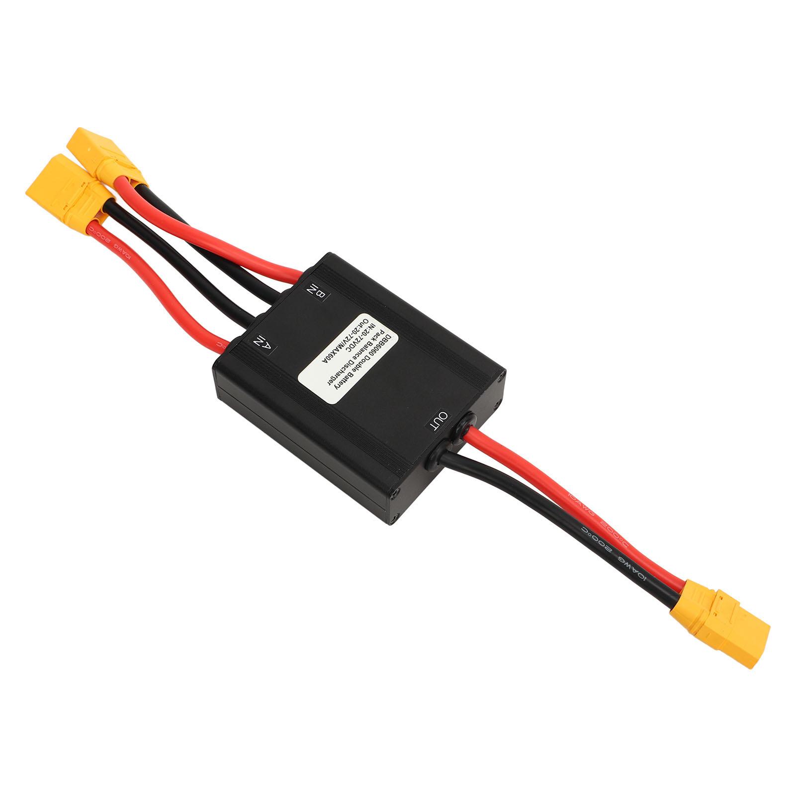 

Електричний велосипед Подвійний перетворювач розряду батареї 40 В до 100 В Адаптер паралельного модуля з подвійною батареєю