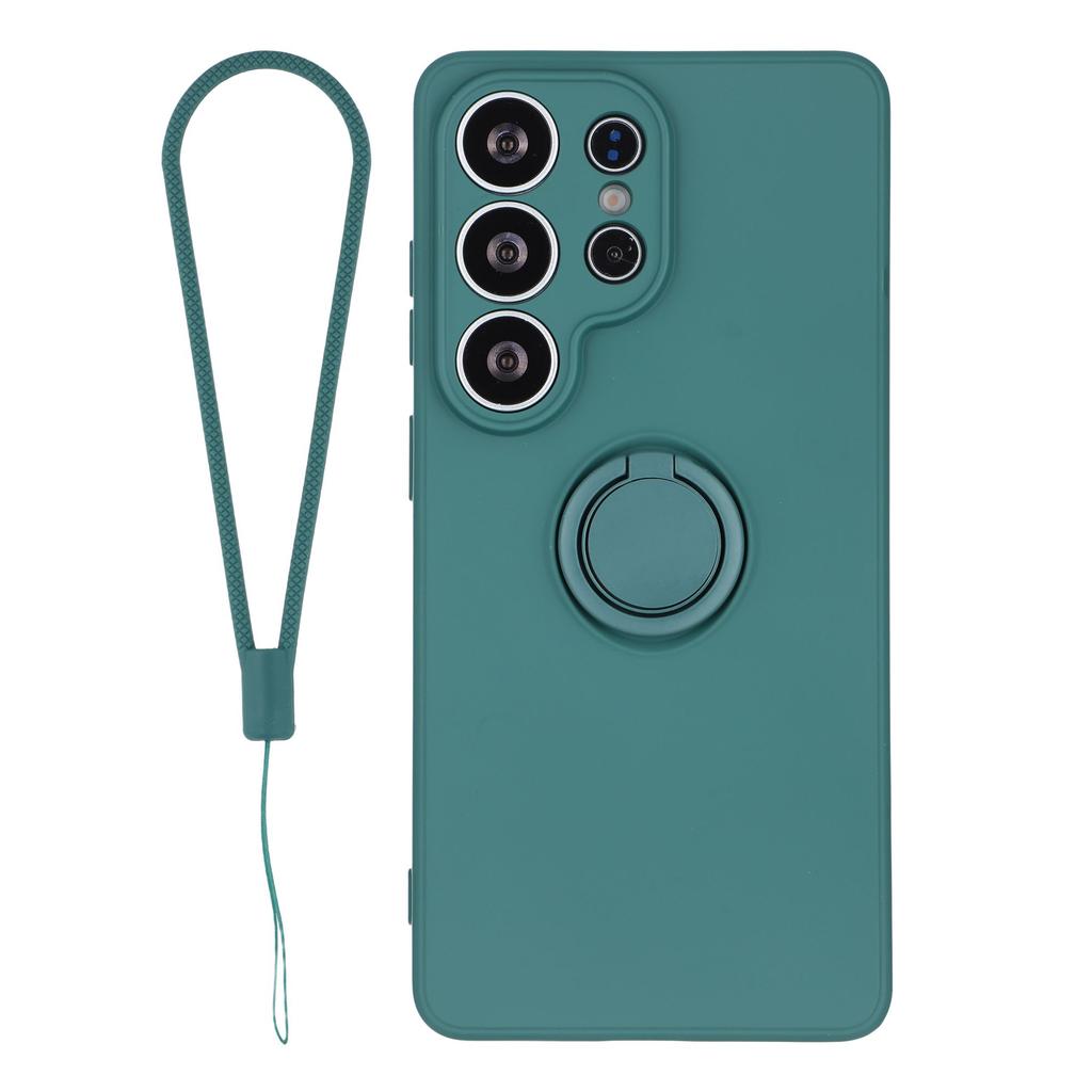 Für Samsung Galaxy S26 Ultra Silikonhülle mit Riemenring Ständer Handyhülle