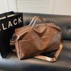 New Large-capacity Retro Travel Bag Women's PU Leather Short-distance Business Trip Luggage Bag Sports and Leisure Fitness Bag Men