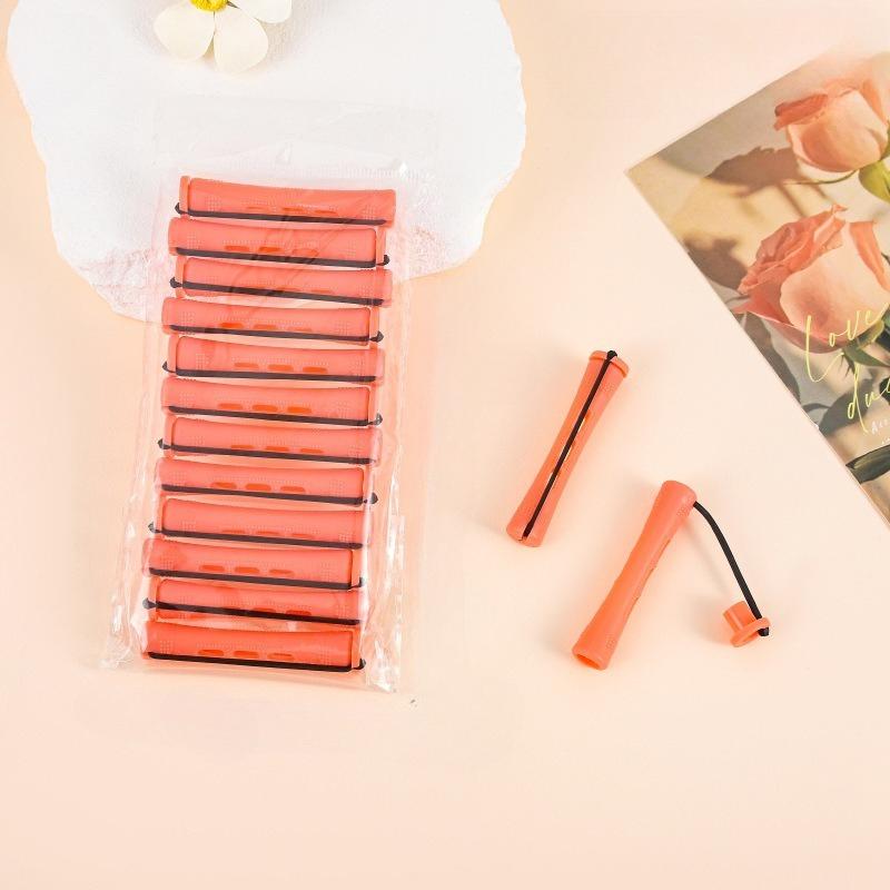 Fluffy Hair Roots  Long Curly Hair Tube with Lid  Plastic American Perm Bar Rubber Rubber Band  Bangs  Curly Hair Bar Artifact