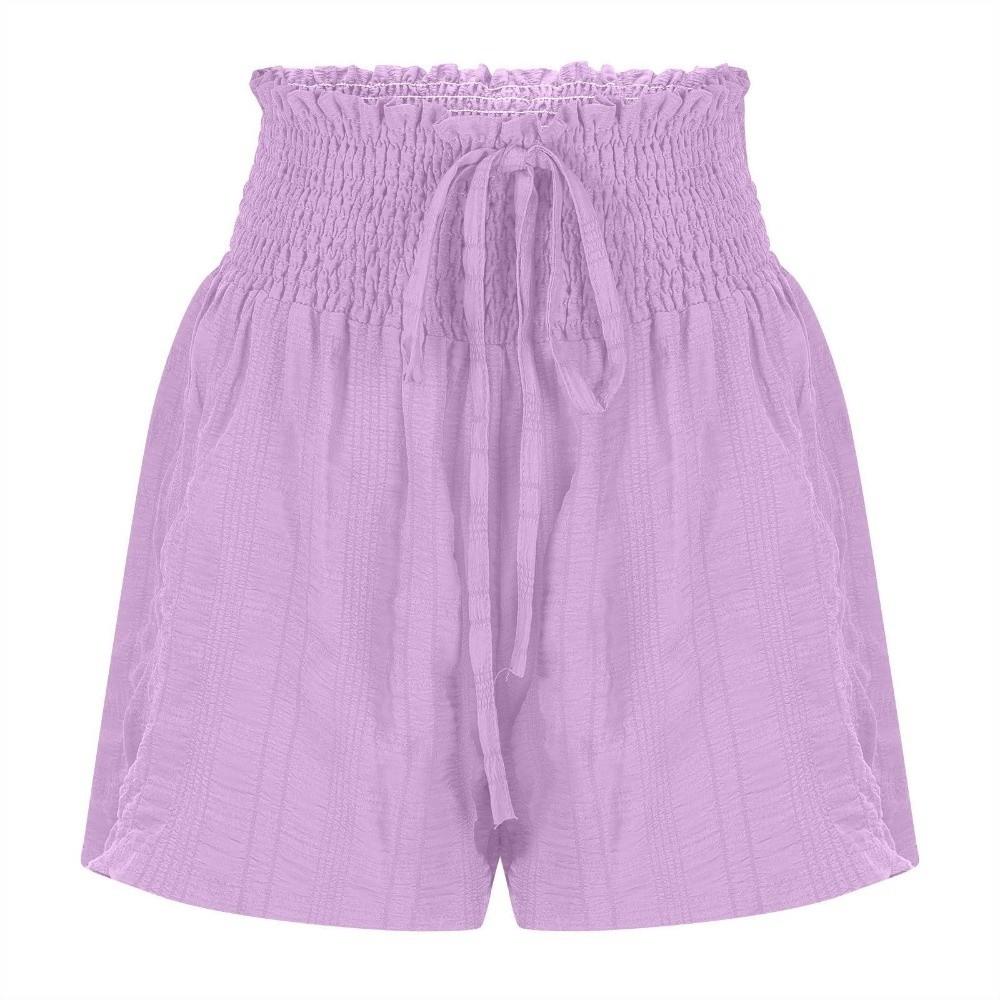 Lace Up Sports Shorts Skirt Loose Pajama Pants Fashionable Beach Short Casual Wear