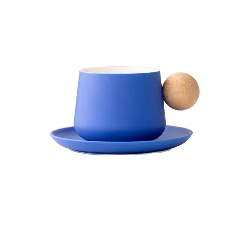 Designer Coffee Cup And Saucer Set, High-End Exquisite Style Ceramic High-Value Afternoon Tea