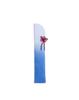 Kyoto Geibido Fan Gradient Japanese Traditional Made In Japan Case, 22.5cm, Design, Women's Size, Goods, (Blue)