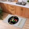 Glentoran FC Customizable name kitchen floor mat easy to clean and wipe down Suitable for kitchens living rooms and entryways—a perfec