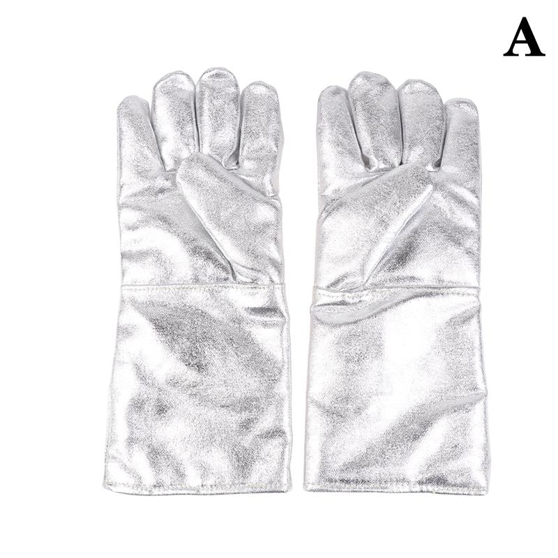Welding Leather Gloves Protective Gloves High Temperature Fire Gloves Welder S Flame Retardant Heat Insulation Working Gloves