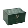 Three-layer Jewelry Storage Box for High-end Exquisite Necklaces, Earrings,Gold Jewelry and Hand Accessories with Large Capacity