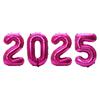 Digital Balloon 2025 Aluminum Film Set New Year'S Decoration Arrangement 16 Inches 32 Inches 40 Inches Digital Combination Independent Packaging