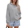 Women's Fashionable Long-sleeved Pullover And Solid-color Sweatshirt