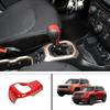 For 2015- Jeep Renegade Red Car Interior Gear Lever Shift Knob Cover Trim 1X