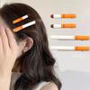 2PCS Realistic Cigarettes Shaped Hair Clip Funny Accessories For Parties Costumes And Daily Use Lightweight