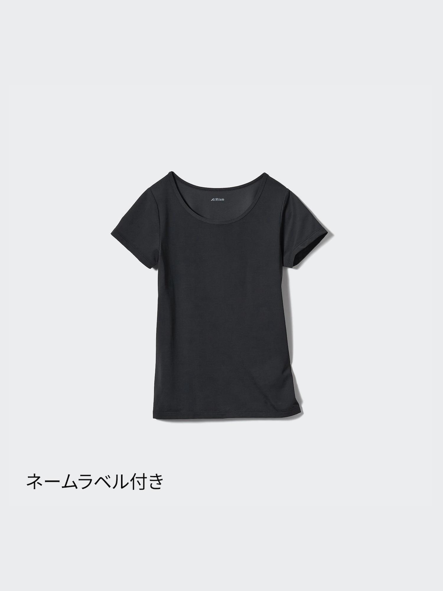 

Футболка UNIQLO JAPAN Air Rhythm Mesh U-образным вырезом с короткими рукавами 09 BLACK/160
