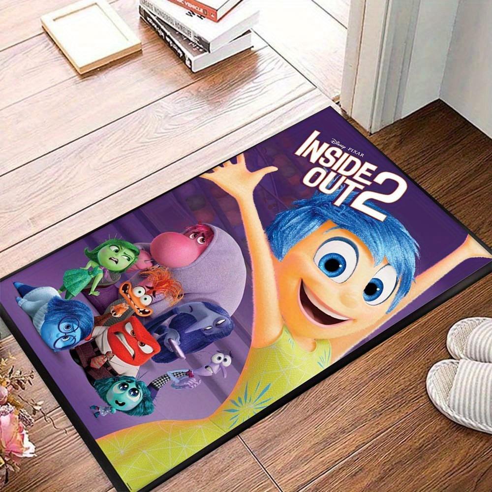 

JIT 1pc Inside Out 2 Rug - Non-Slip, Machine Washable Polyester Carpet for Living Room, Bedroom, Bathroom & Laundry - Comfortable Home Decor Christmas 60cm by 90cm