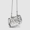 Summer Niche Pearl Chain Crossbody Fashion Mini Silver Handbag
