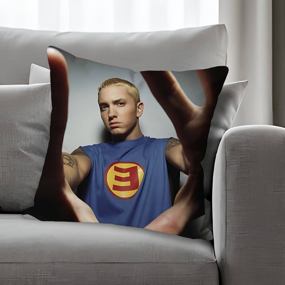 Singer EEminem Anime Celebrity Merchandise AllMatch Printed Pillow Case Sofa Car Office Room Decoration Protector