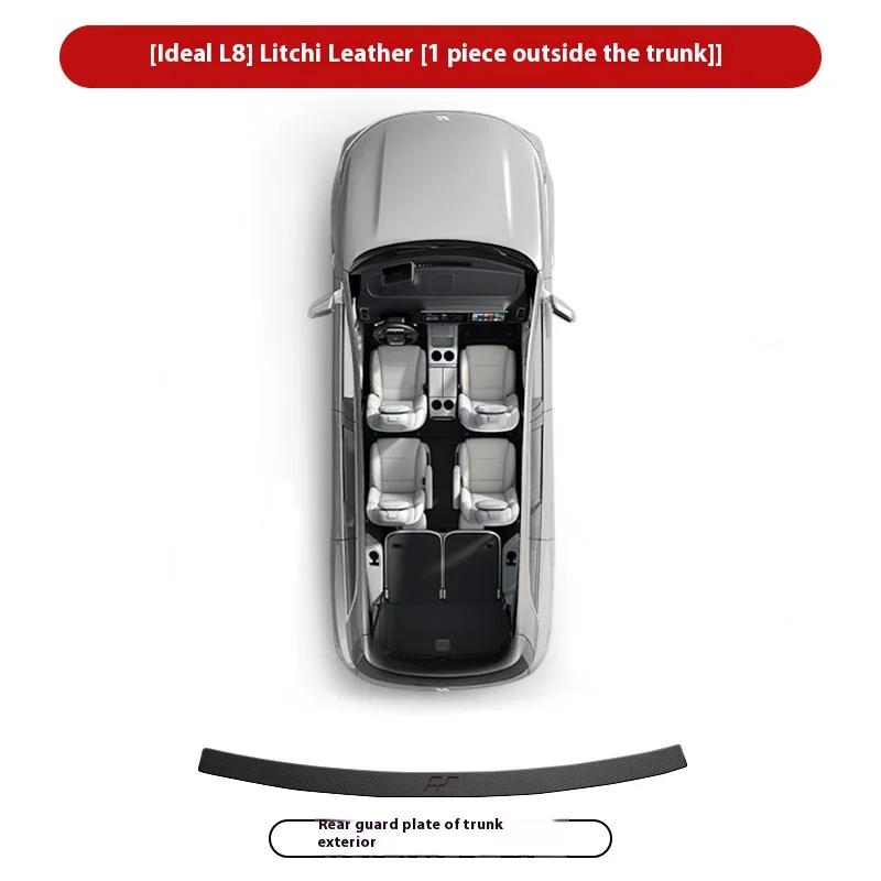 Voor Li Lixiang L6 L7 L8 L9 Auto Leer Drempelstrip Bescherming Anti-Stap Sticker Interieur Accessoires