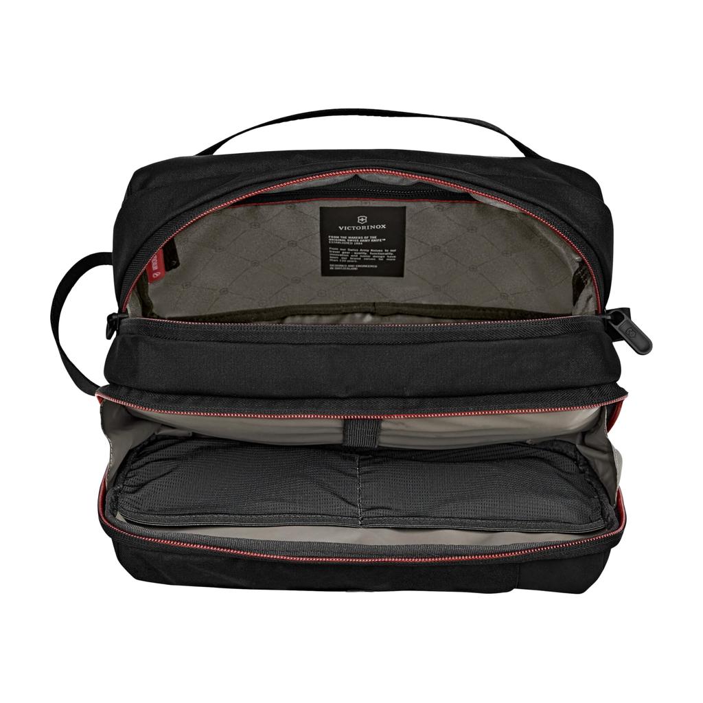 VICTORINOX Travel Essentials Toiletry Black Bag/Travel Pouch/Toiletry Organizer, (Product Code 653373)