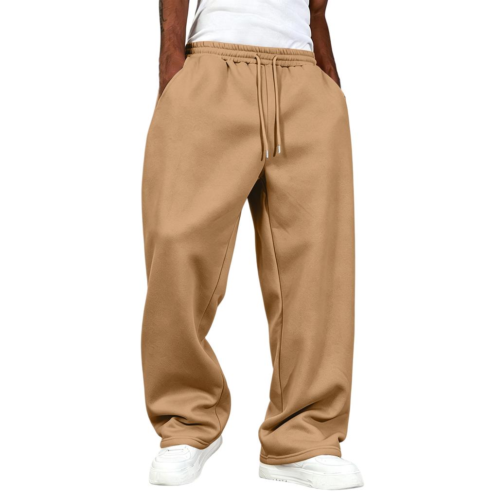 Herren Athletic Retro Street Jogginghose mit elastischem Bund für Freizeit