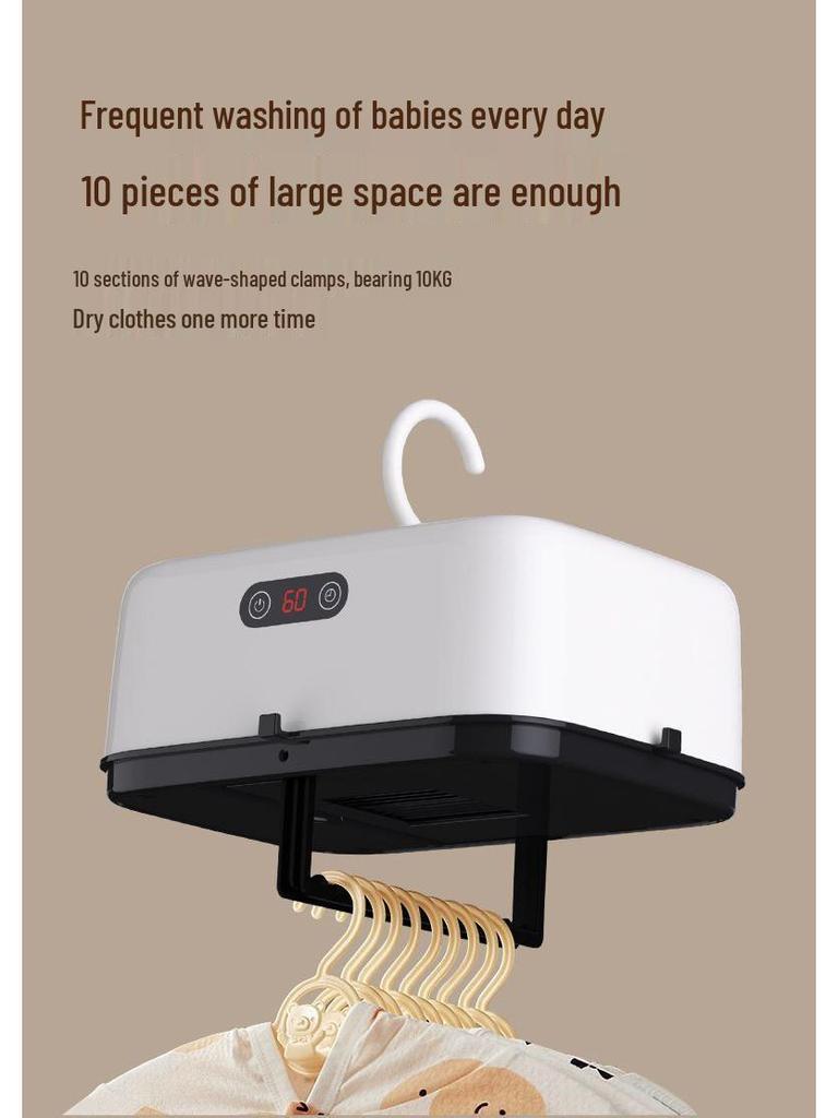 Intelligentes Haus Vollautomatischer Schnelltrockner - Kompakttrockner gegen Milben für Wohnheime und kleine Räume