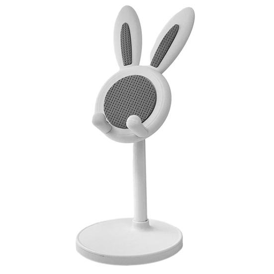 Cartoon Phone Holder Phones Stand for Tablets And Height Adjustable Stable Base Bunny Ear