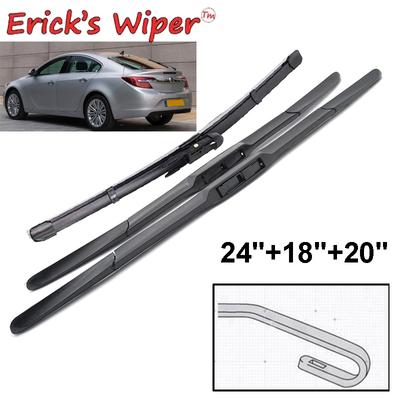 Priekinių ir galinių valytuvų komplektas Opel Insignia Hečbekas MK1 2008 - 2017 Priekinis stiklas 24"18"20"