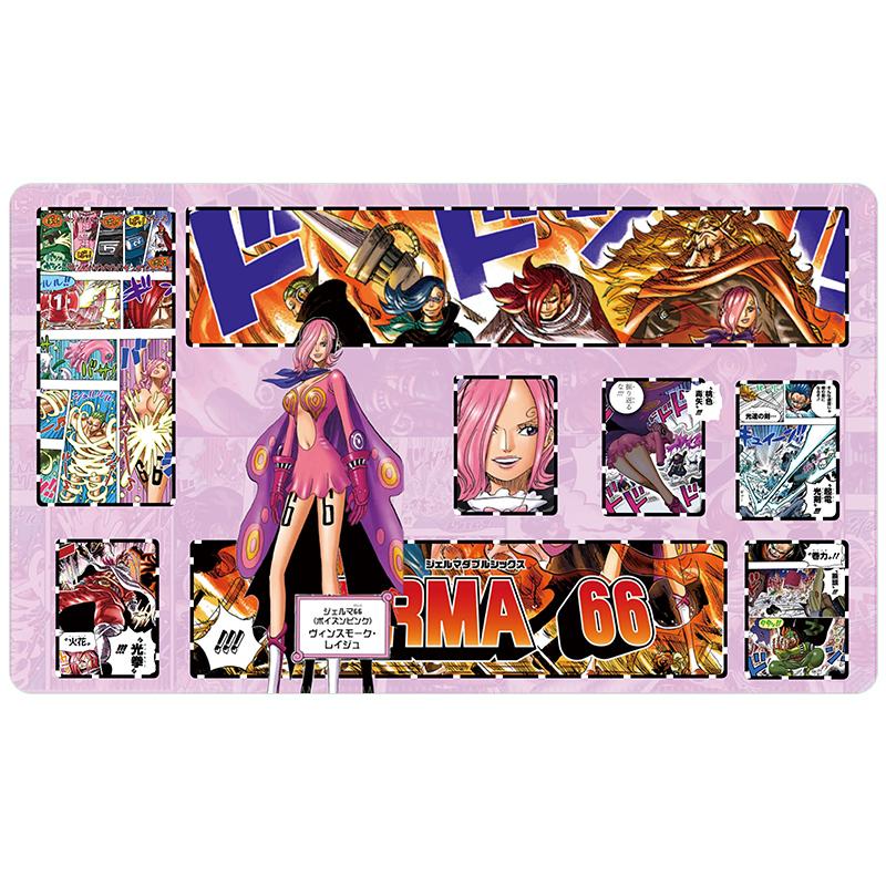 Anime One Piece OPCG GAME Accessory Comic Series Card PlayMat Perona Yamato Luffy Reiju Collection Gifts Toys
