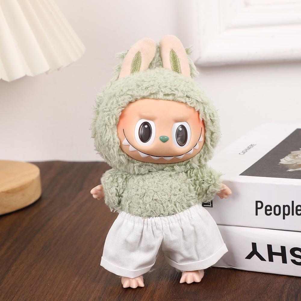 

17СМ Виниловый Блайнд Бокс Лабубу: Универсальные повседневные шорты для кукольных нарядов