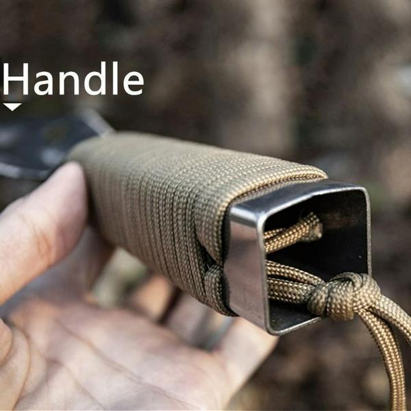 Metal Detector Garden Digging Tool Digger Garden Shovel W Sheath Stainless Steel