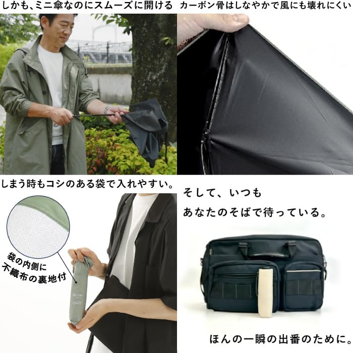 Super mini cool folding umbrella parasol lightweight 150g heat shielding 50cm ribs x 5 pieces Feels like Compact UV protection shading Windproof