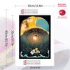 SOTS.173 100% Round Full Drill 5D DIY Diamond Painting Embroidery Cross Stitch Rhinestone Décor